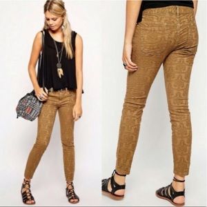 Free People Jaquard Skinny Pant